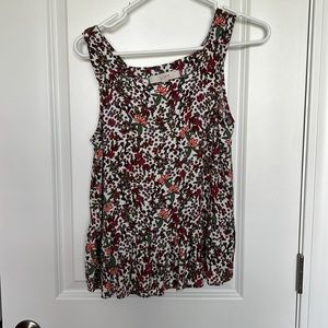 Loft XS boxy neck tank